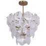 2_ArtCraft Lily 28" Wide Brushed Brass Empire Chandelier more views