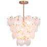 5_ArtCraft Lily 28" Wide Brushed Brass Empire Chandelier more views