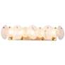 3_ArtCraft Lily 34 3/4" Wide Brushed Brass 5-Light Bath Light more views