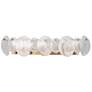 5_ArtCraft Lily 34 3/4" Wide Brushed Brass 5-Light Bath Light more views