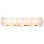 6_ArtCraft Lily 34 3/4" Wide Brushed Brass 5-Light Bath Light more views