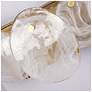 7_ArtCraft Lily 34 3/4" Wide Brushed Brass 5-Light Bath Light more views