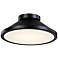 Artcraft Lucida 15" Wide Black LED Ceiling Light