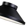 3_Artcraft Lucida 15" Wide Black LED Ceiling Light more views
