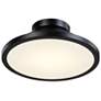 4_Artcraft Lucida 15" Wide Black LED Ceiling Light more views