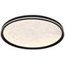 1_Artcraft Luna 11 3/4" Wide Black LED Ceiling Light