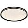 Artcraft Luna 11 3/4" Wide Black LED Ceiling Light