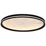 2_Artcraft Luna 11 3/4" Wide Black LED Ceiling Light more views