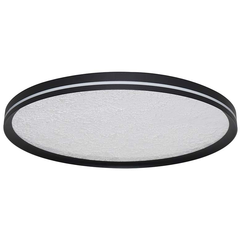 Image 3 Artcraft Luna 11 3/4" Wide Black LED Ceiling Light more views