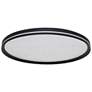 3_Artcraft Luna 11 3/4" Wide Black LED Ceiling Light more views