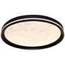 4_Artcraft Luna 11 3/4" Wide Black LED Ceiling Light more views