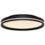 6_Artcraft Luna 11 3/4" Wide Black LED Ceiling Light more views
