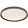 1_Artcraft Luna 20" Wide Black LED Ceiling Light