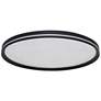 3_Artcraft Luna 20" Wide Black LED Ceiling Light more views