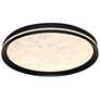 4_Artcraft Luna 20" Wide Black LED Ceiling Light more views