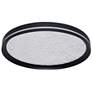 5_Artcraft Luna 20" Wide Black LED Ceiling Light more views