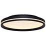 6_Artcraft Luna 20" Wide Black LED Ceiling Light more views