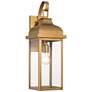 1_ArtCraft Madrid 17 1/2"H Weathered Brass Outdoor Wall Light