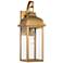 ArtCraft Madrid 17 1/2"H Weathered Brass Outdoor Wall Light