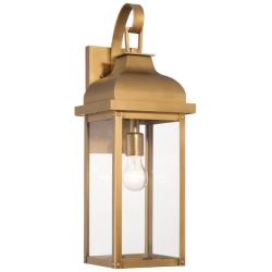 ArtCraft Madrid 17 1/2"H Weathered Brass Outdoor Wall Light