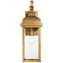 2_ArtCraft Madrid 17 1/2"H Weathered Brass Outdoor Wall Light more views