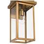 4_ArtCraft Madrid 17 1/2"H Weathered Brass Outdoor Wall Light more views