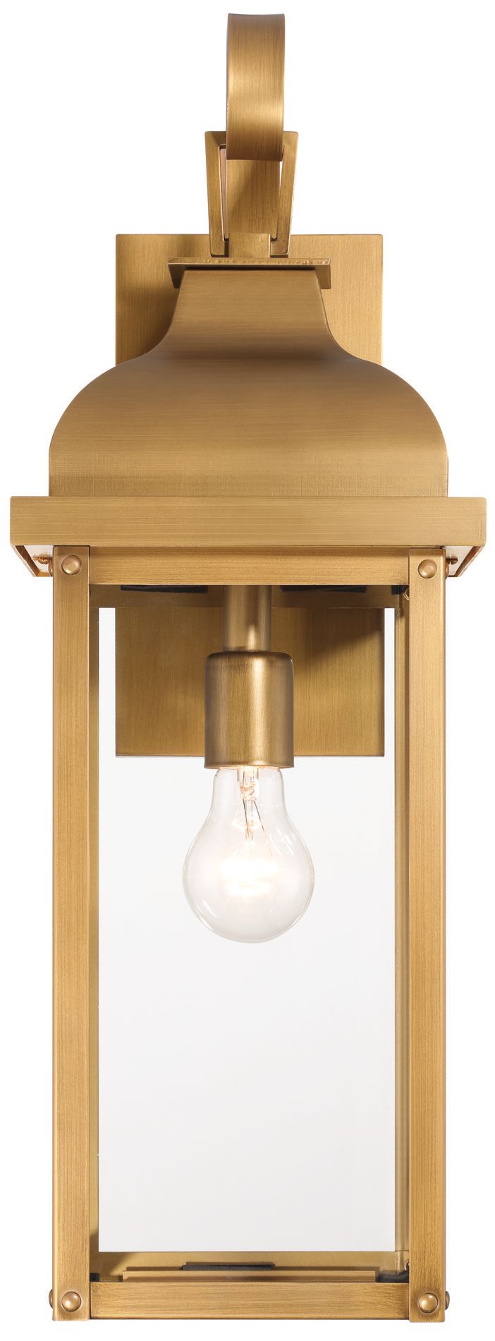 Image 2 ArtCraft Madrid 17 1/2"H Weathered Brass Outdoor Wall Light more views