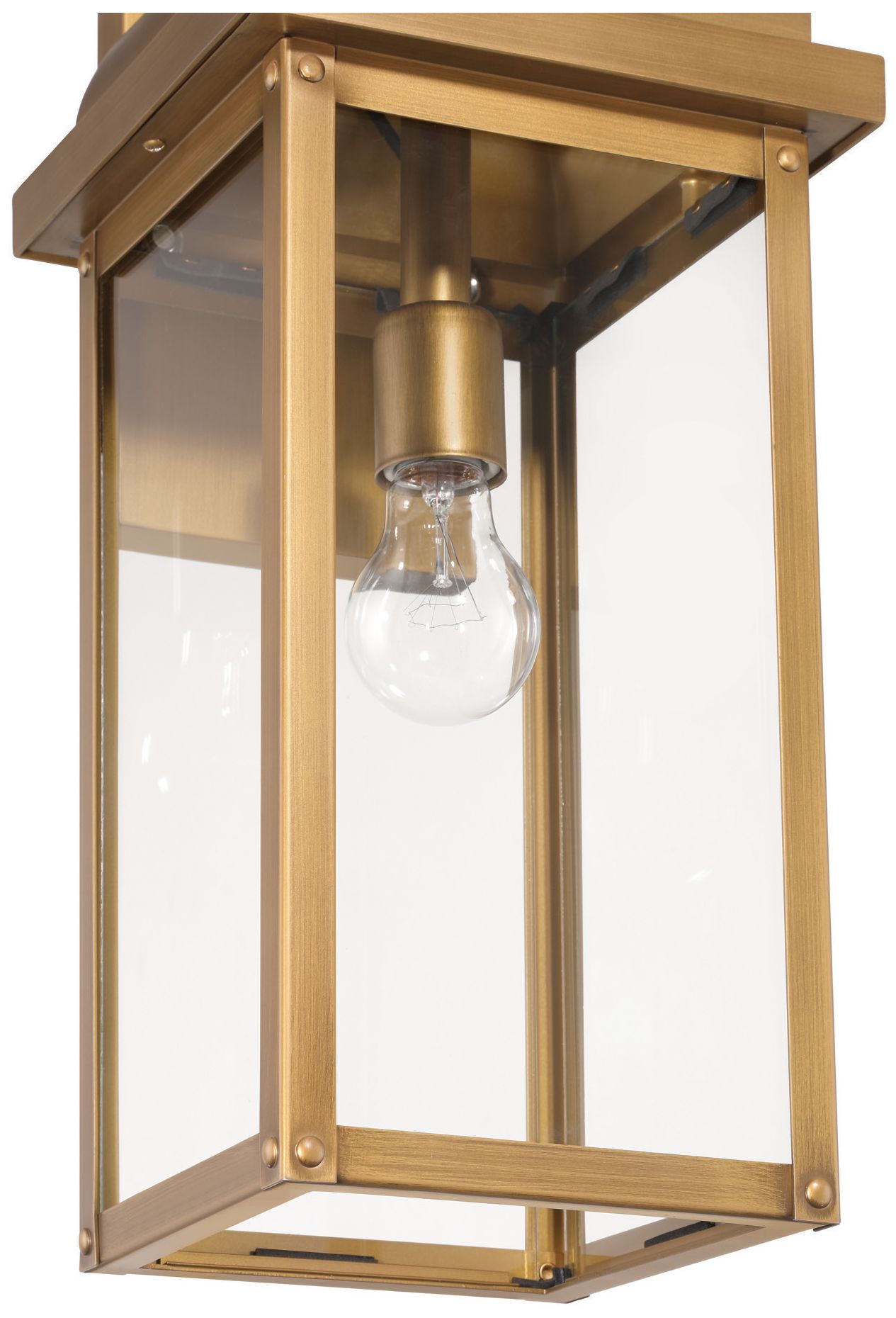 Image 4 ArtCraft Madrid 17 1/2"H Weathered Brass Outdoor Wall Light more views