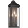 ArtCraft Madrid 19" High Black 3-Light Outdoor Wall Light