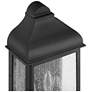 3_ArtCraft Madrid 19" High Black 3-Light Outdoor Wall Light more views