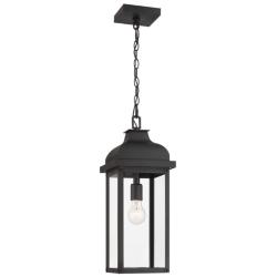 Artcraft Madrid 20 1/2" High Black Outdoor Hanging Light