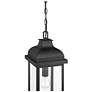 3_Artcraft Madrid 20 1/2" High Black Outdoor Hanging Light more views