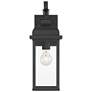 2_ArtCraft Madrid 23 1/2" High Black Outdoor Wall Light more views