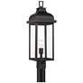 1_Artcraft Madrid 24" High Black Outdoor Post Light