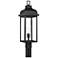 Artcraft Madrid 24" High Black Outdoor Post Light