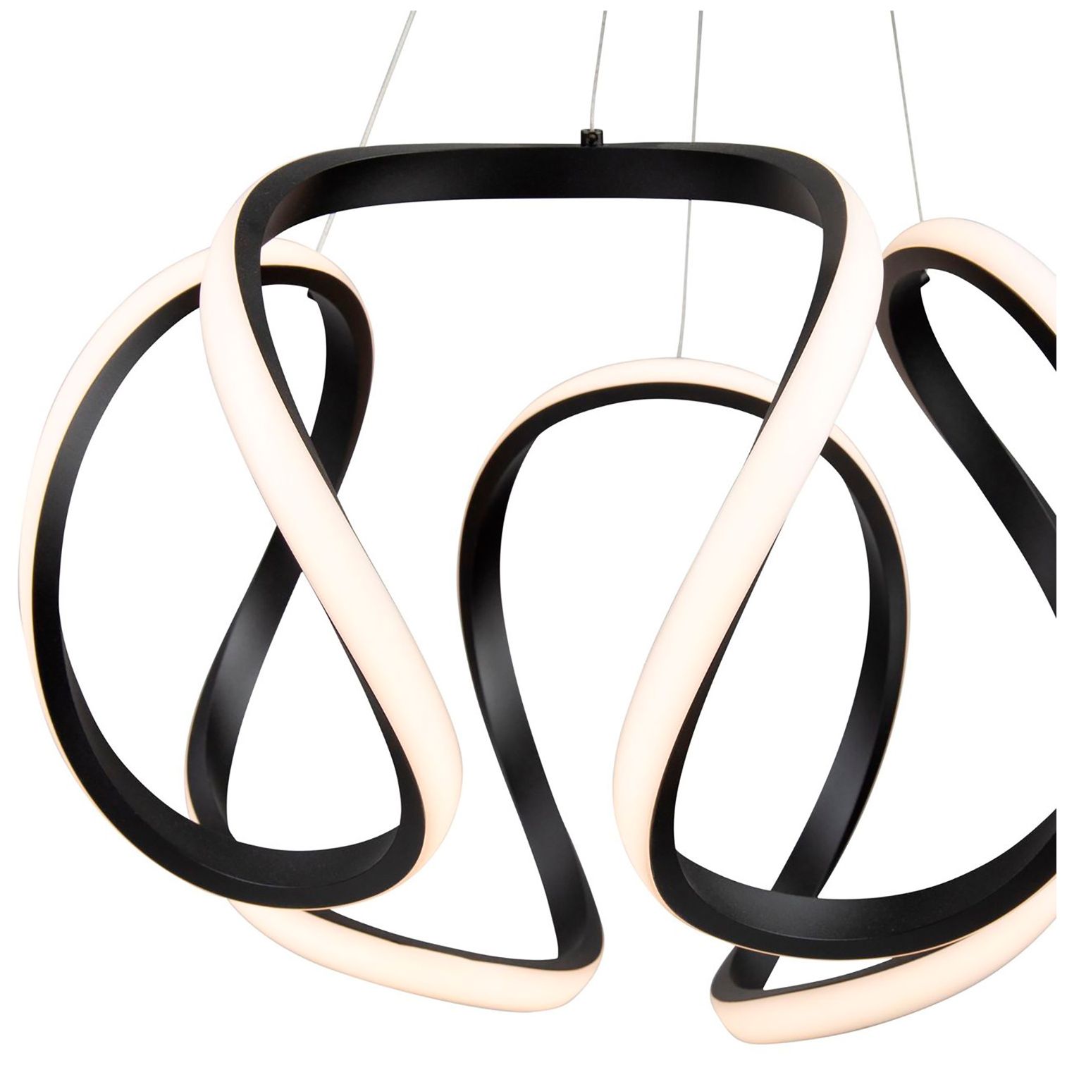 Artcraft Mira 17 3/4" Wide Black LED Pendant Light