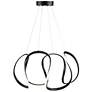 5_Artcraft Mira 25" Wide Black LED Pendant Light more views
