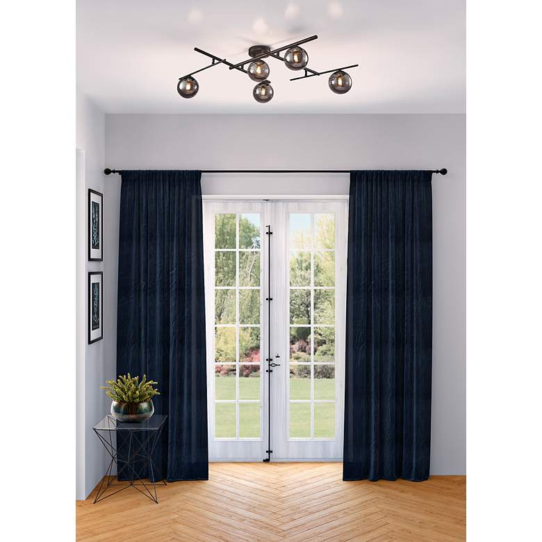 Image 3 Artcraft Modena 34 1/2" Wide Black 5-Light Ceiling Light more views