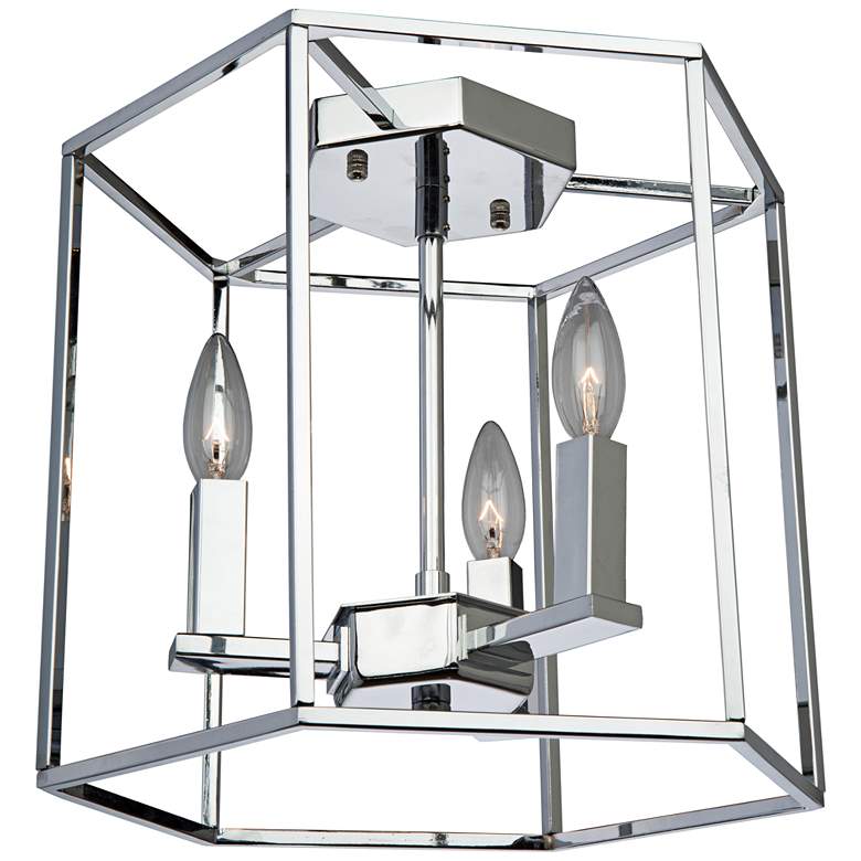Image 1 Artcraft Modern Elegance 12 1/2" Wide Chrome Ceiling Light