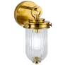 3_ArtCraft Myla 11" High Vintage Brass Wall Sconce more views