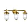 2_ArtCraft Myla 24" Wide Vintage Brass 3-Light Bath Light more views