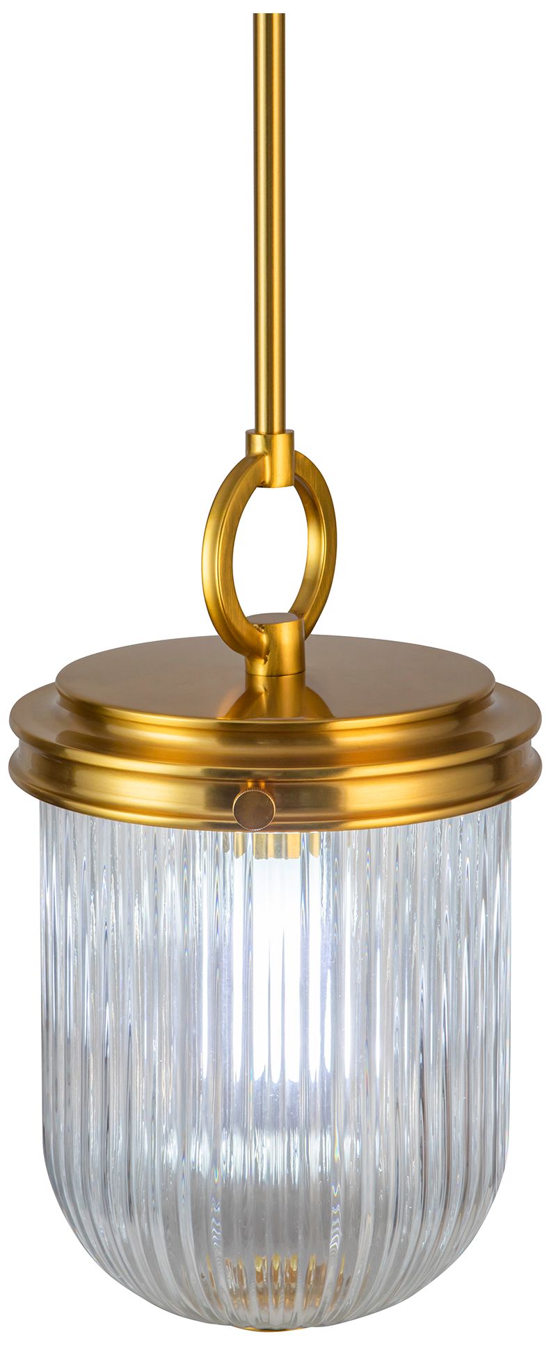 Image 4 Artcraft Myla 8 1/2" Wide Vintage Brass Mini Pendant more views