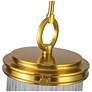 5_Artcraft Myla 8 1/2" Wide Vintage Brass Mini Pendant more views