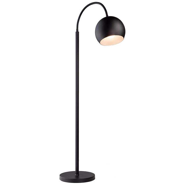 Image 1 Artcraft On the Spot Black Floor Lamp