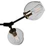 2_Artcraft Organic 29" Black and Vintage Brass 4-Globe Ceiling Light more views