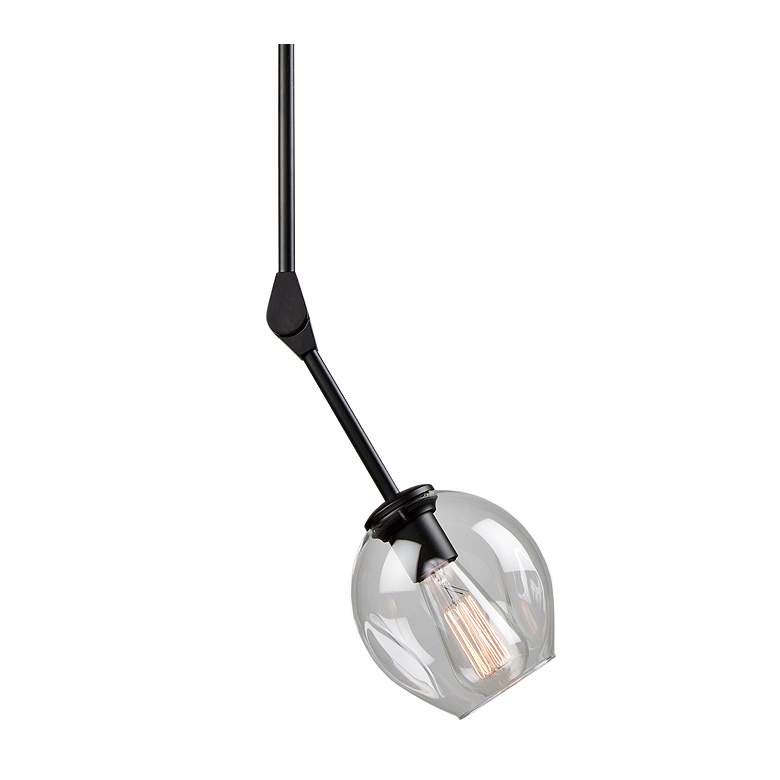 Image 2 Artcraft Organic 6 1/4" Wide Black Mini Pendant