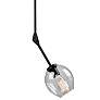 2_Artcraft Organic 6 1/4" Wide Black Mini Pendant