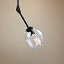 1_Artcraft Organic 6 1/4" Wide Black Mini Pendant