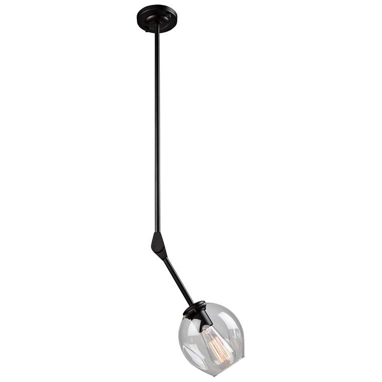Image 4 Artcraft Organic 6 1/4" Wide Black Mini Pendant more views