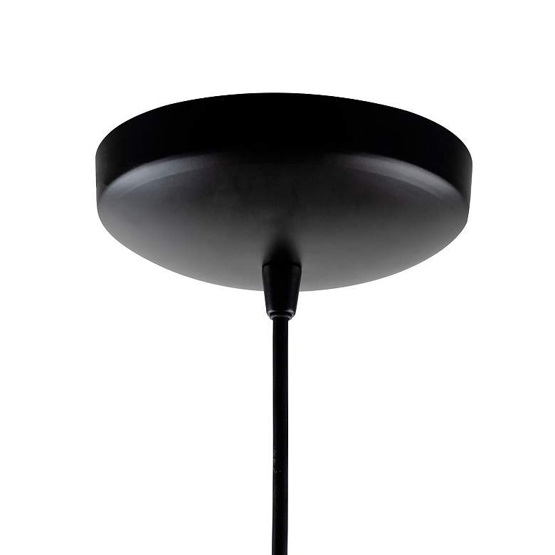 Image 2 Artcraft Orsa 10" Wide Black Mini Pendant with Mirror Glass more views